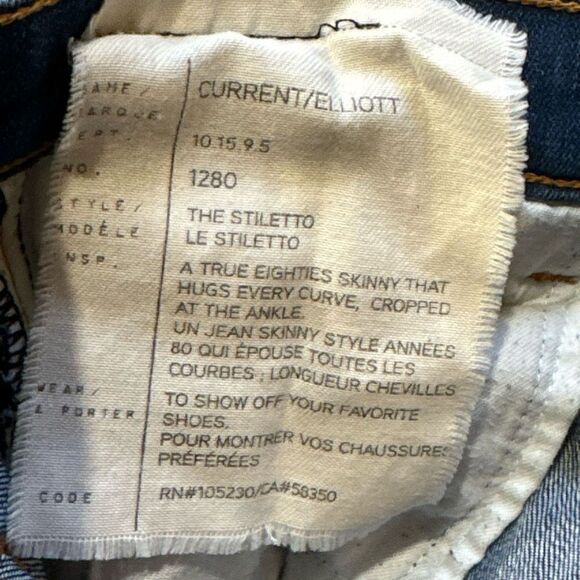 Current Elliott the stiletto Jean size 27 - Picture 3 of 6